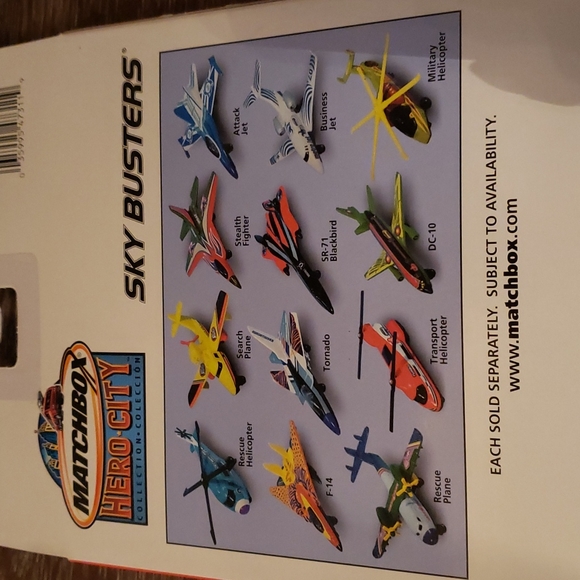 🎉HP🎉Very Rare! Brand New! 2002 MATCHBOX - Hero City - Sky Busters Collectable! - Picture 4 of 4